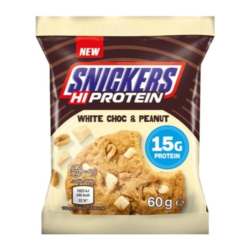 Snickers Hi-Protein White Choc Cookie 60G