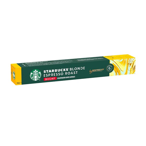Starbucks 10Caps Blonde Decaff Nespresso /12