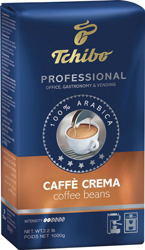 Tchibo 1Kg Professional Cafe Crema 100% Arabica - Beans /6