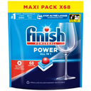 FINISH Pastilhas para máquina de lavar loiça Power Tudo em 1 68 pastilhas