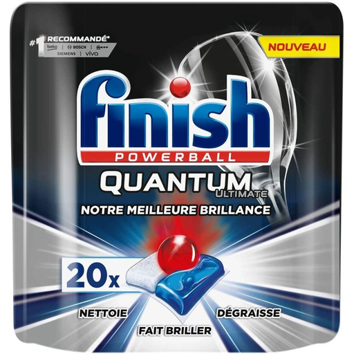 [3059946164366] FINISH Dishwasher Tablets Powerball Quantum 20 Tablets