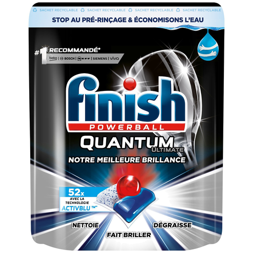 [3059946164427] FINISH Pastilhas máquina lavar louça quantum ultimate 52 doses