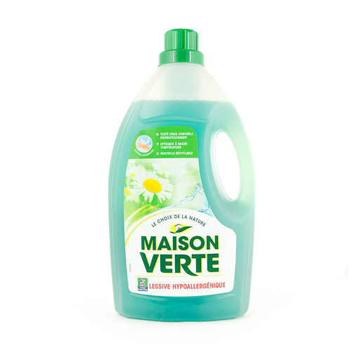 [3059946568652] MAISON VERTE Detergente Hipoalergénico Clásico 40 Dosis 3 L