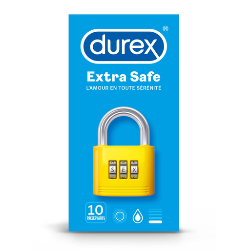 [3059948001409] DUREX Extra Safe Condoms box of 10