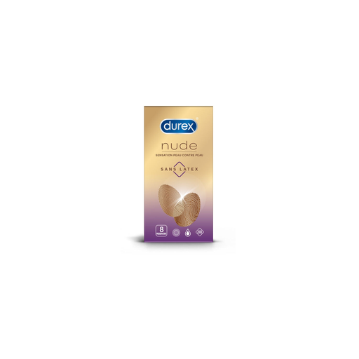 [3059948002550] DUREX Preservativo Nude Sin Látex la caja de 8 preservativos