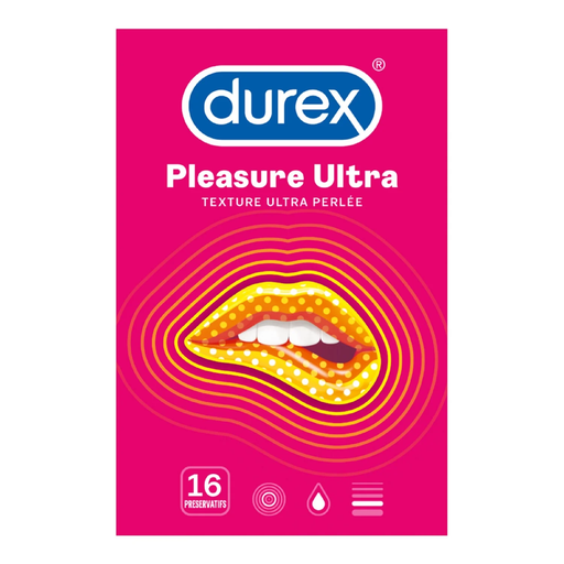 [3059948002574] DUREX Pleasure Ultra Condoms, box of 16 condoms