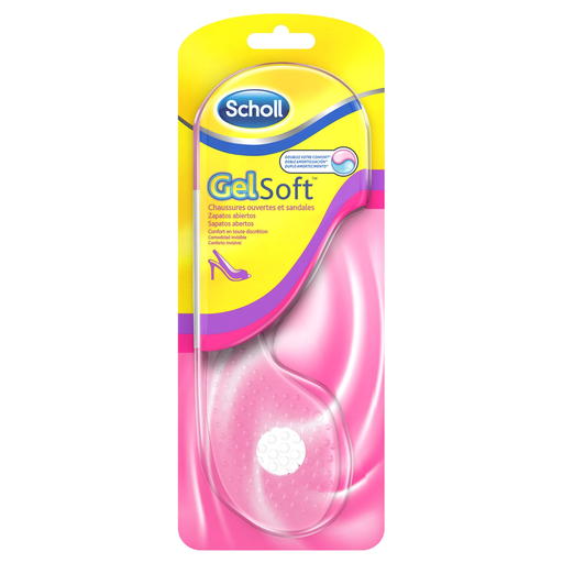 [3059949932245] SCHOLL Gel Soft plantillas mujer para zapatos abiertos y sandalias 35,5-40,5 el par