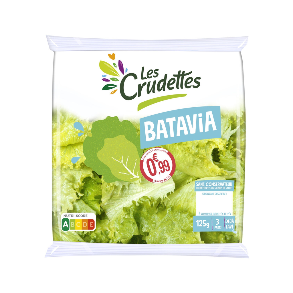 LES CRUDETTES Lechuga Batavia 125 g