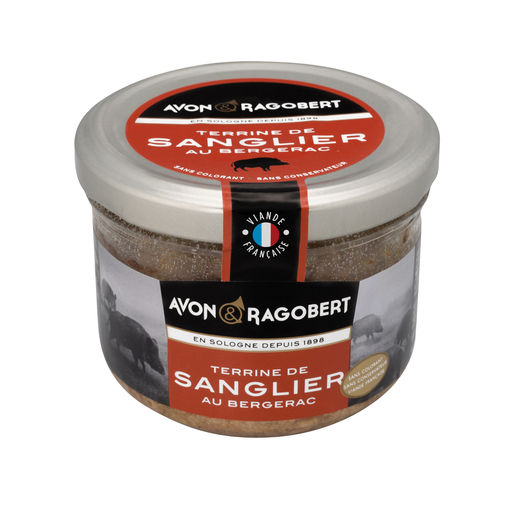 [3061830125148] AVON & RAGOBERT Terrina de jabalí al Bergerac 180 g