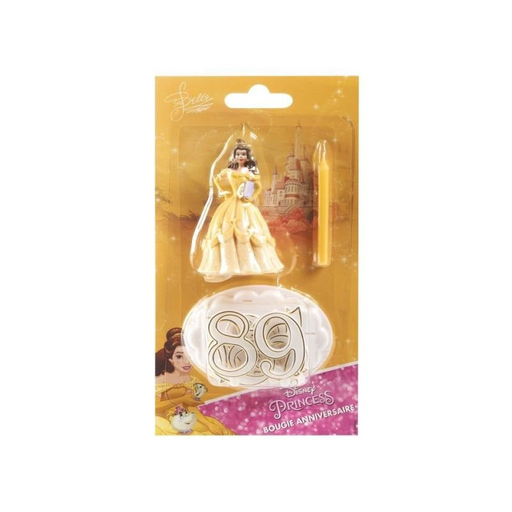 [3065870185124] DEVINEAU BOUGIE Chiffres D'Anniversaire Princesse Disney Belle