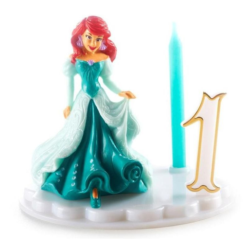 [3065870185148] DEVINEAU BOUGIE Disney Princess Ariel Birthday Number Candle 7cm