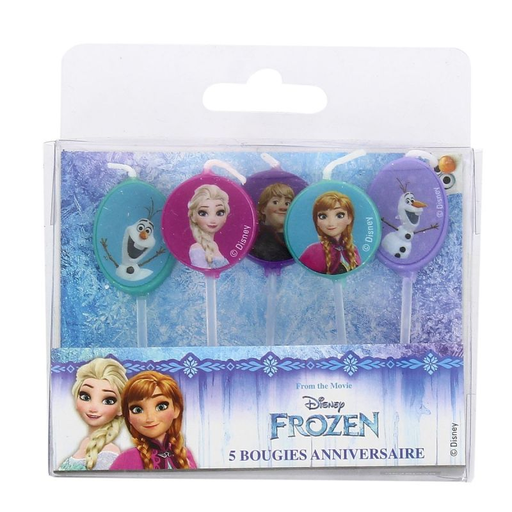 [3065870186145] DEVINEAU Disney 5 Bougies Sur Pics Reine Des Neiges