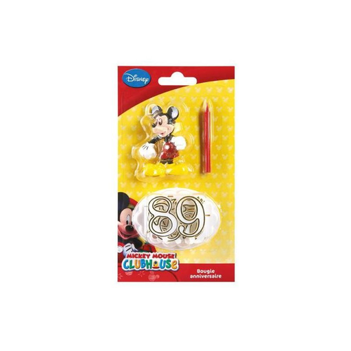 [3065870187111] DISNEY Devineau Bougie Chiffres D'Anniversaire Mickey 7cm