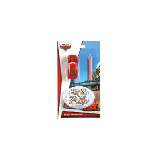[3065870188118] DEVINEAU Disney Bougie Chiffres D'Anniversaire Cars