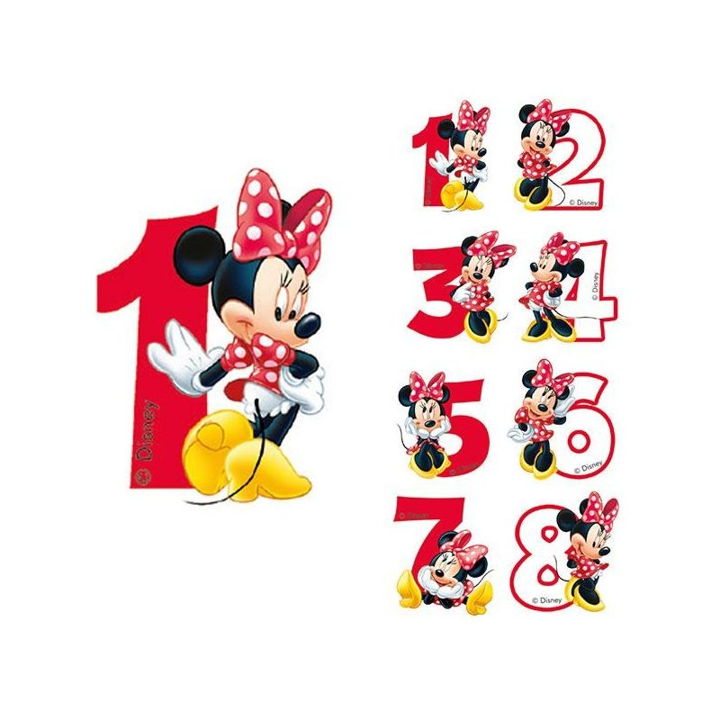 DISNEY Velas com Base Minnie Mouse 6 unidades
