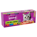 WHISKAS La carte mer et campagne em terrina para gato 4x400g