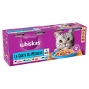 WHISKAS Adult Cat Wet Food Fisherman's Choice Jelly 4x400g