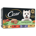 CESAR Les terrines du jardin surtido 4 variedades para perro 4x150g