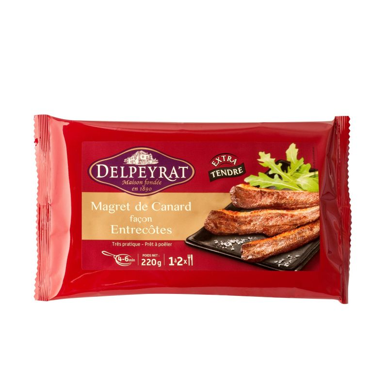 DELPEYRAT Magret Canard Façon Entrecôte 220 g