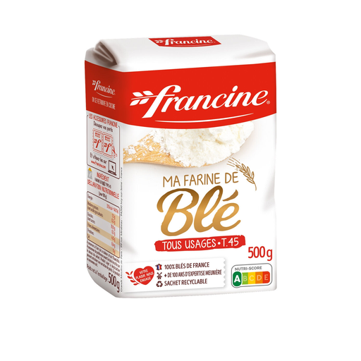 [3068110360077] FRANCINE Farinha de trigo T45 500 g