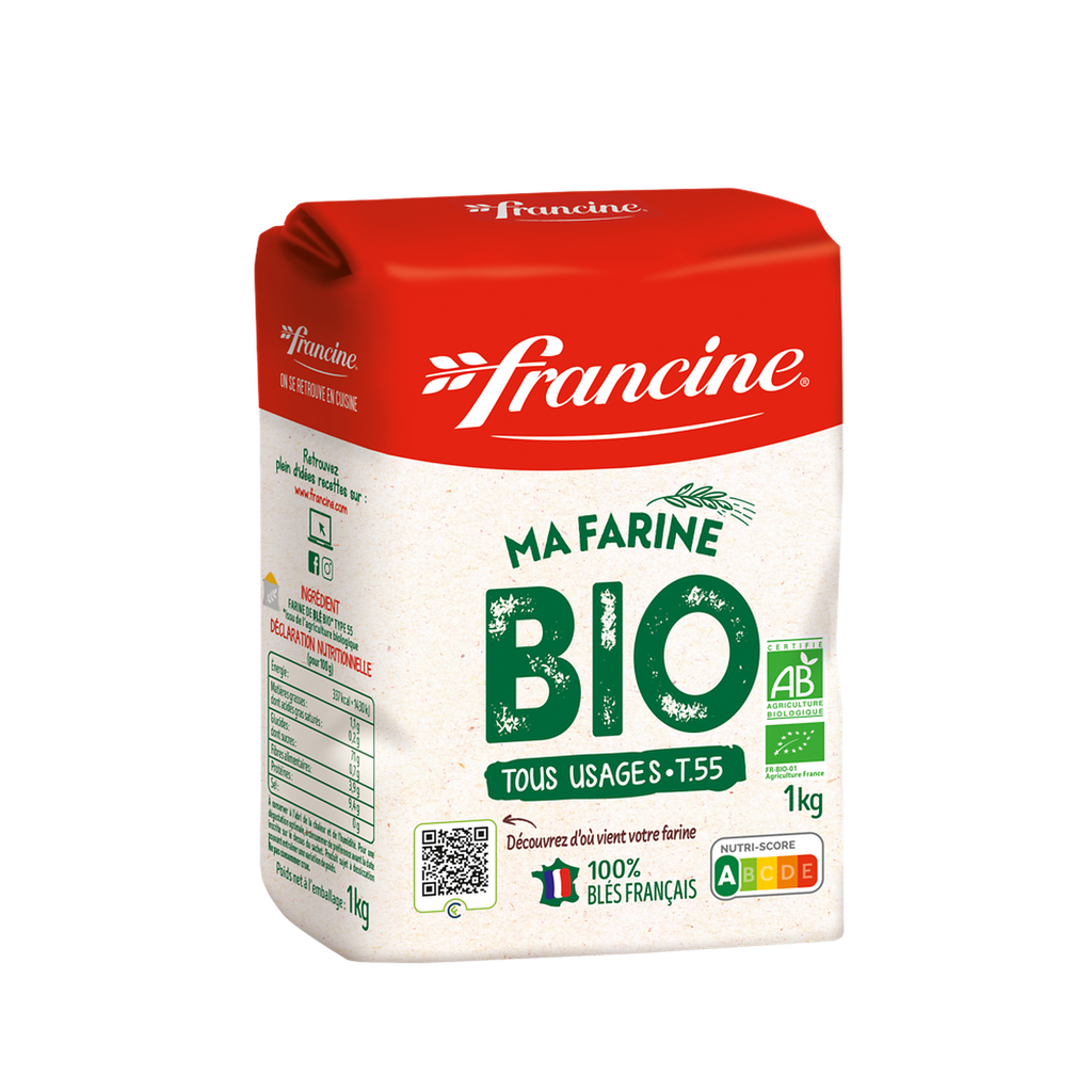 FRANCINE Organic T55 Wheat Flour 1 kg
