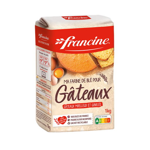 [3068111001238] FRANCINE Wheat Flour for Cakes 1 kg