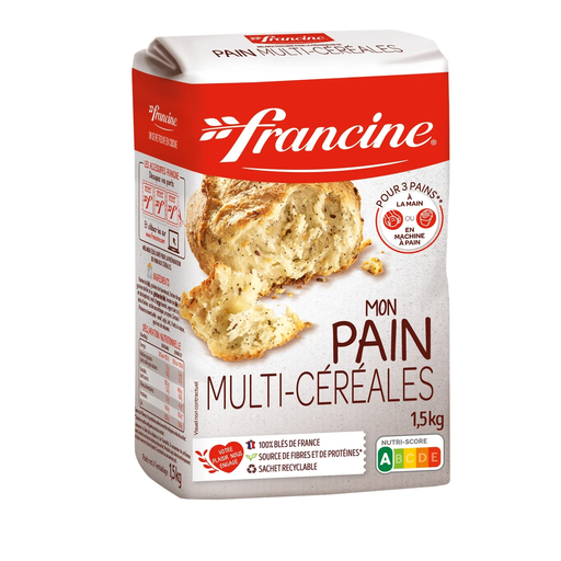 [3068111450234] FRANCINE Multi-Cereal Bread Mix 1.5 kg