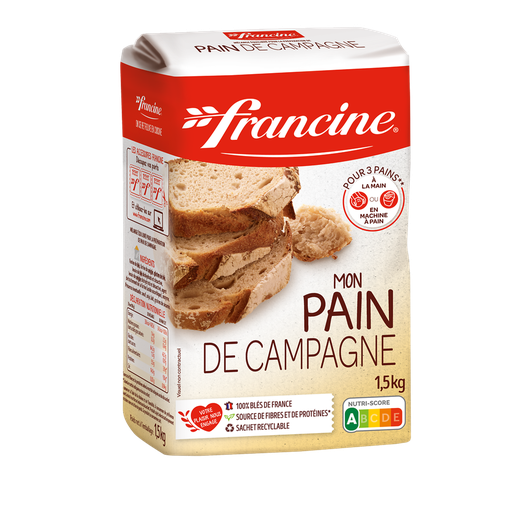 [3068111452238] FRANCINE Preparado para pan de campo 1,5 kg