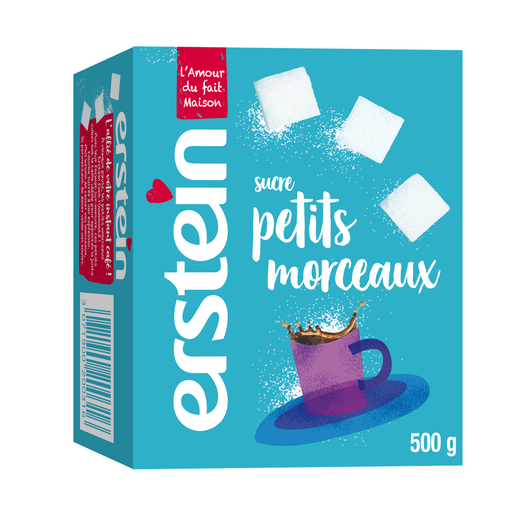 [3071900200316] ERSTEIN Açúcar em cubos pequenos especial café 500 g