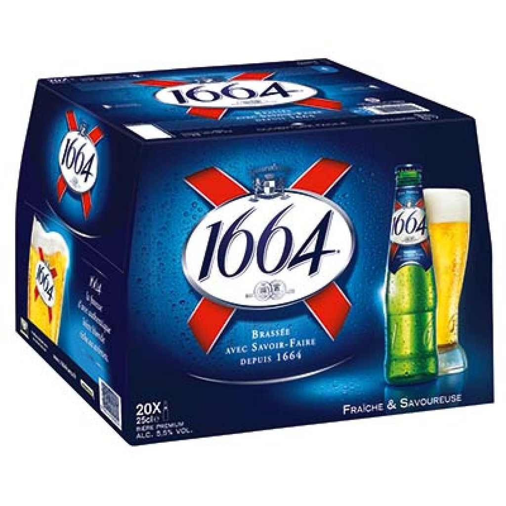 1664 Bière 20X25Cl