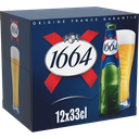 1664 Bière blonde 5,5° 12 x 33 cl