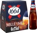 1664 Bière Blonde Millésime : Le Pack De 6 Bouteilles 25Cl
