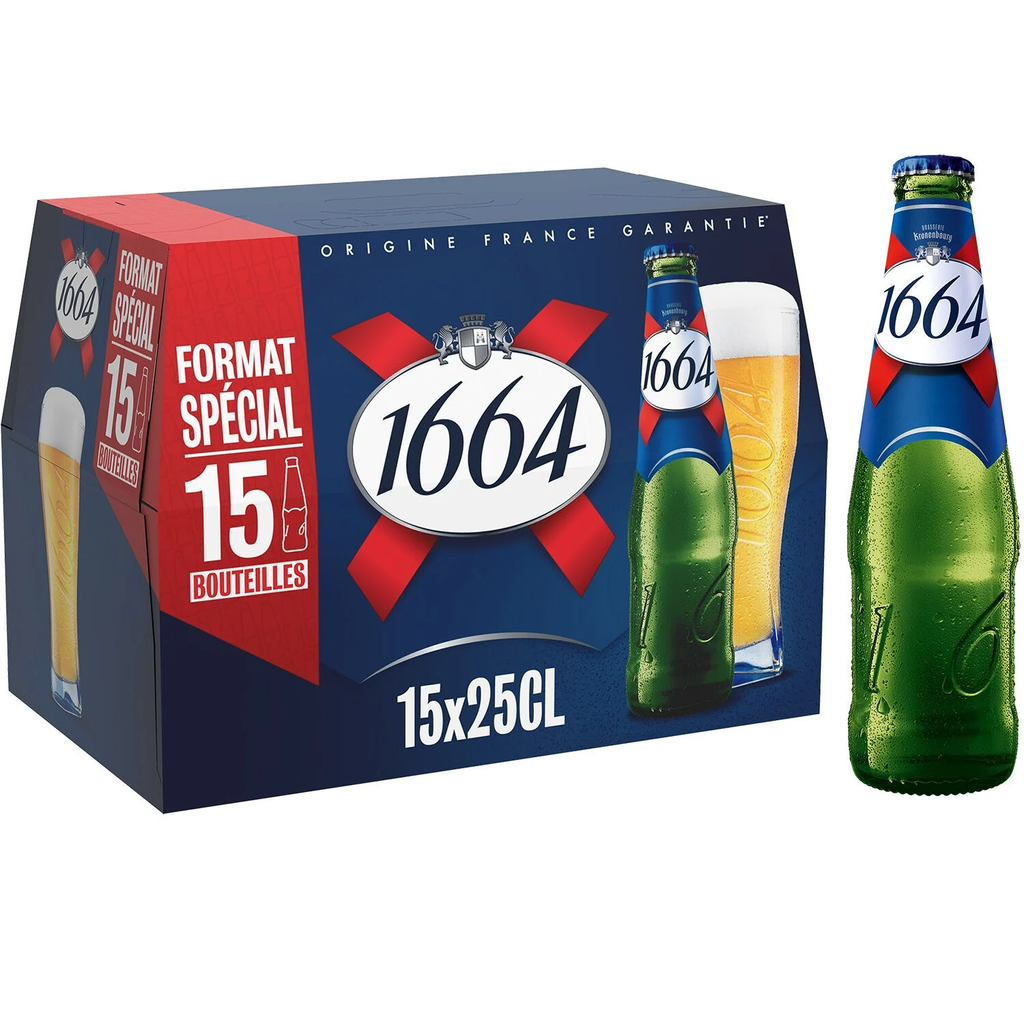 1664 Blonde Beer 5.5% 15 x 25 cl