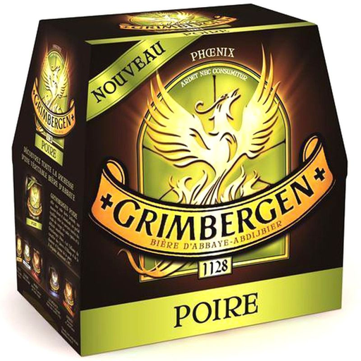 [3080216037875] GRIMBERGEN Bière Poire 5° 6 x 25 cl