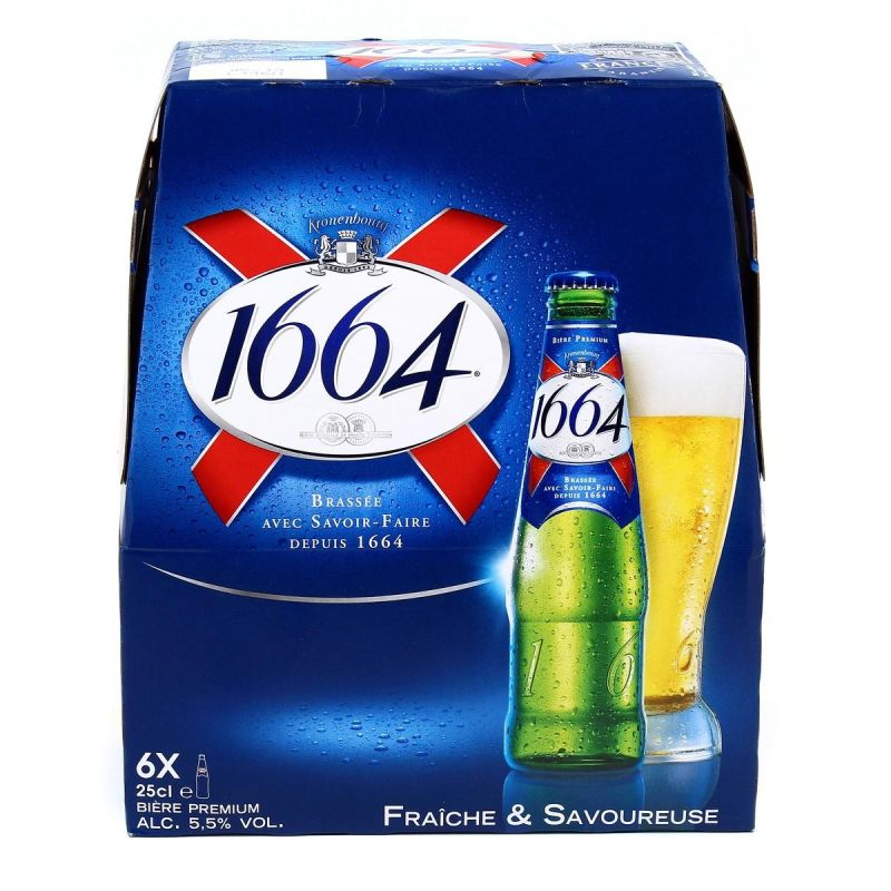 1664 Premium Beer 6 x 25 cl