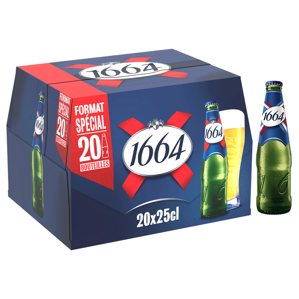 1664 Blonde Beer 5.5% 20 x 25 cl