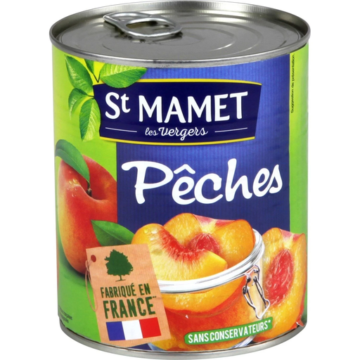 [3080920100193] SAINT MAMET Pêches au sirop 475 g