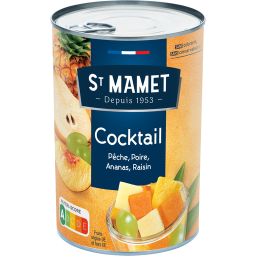 [3080920981891] SAINT MAMET Cóctel de frutas en jugo natural 250 g