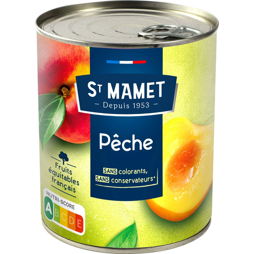 [3080920983840] SAINT MAMET Frutas en Almíbar Melocotones 475 g