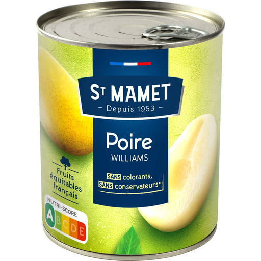 [3080920983901] SAINT MAMET Peras Williams en Almíbar 850 g