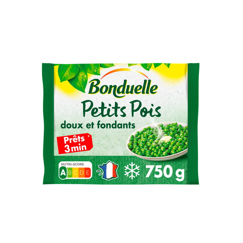 BONDUELLE Guisantes extra tiernos precocidos al vapor 750 g