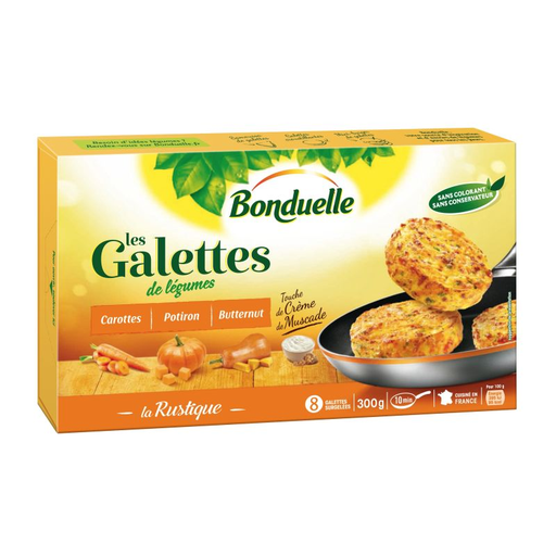 [3083681062267] BONDUELLE Galettes de Calabaza 300 g