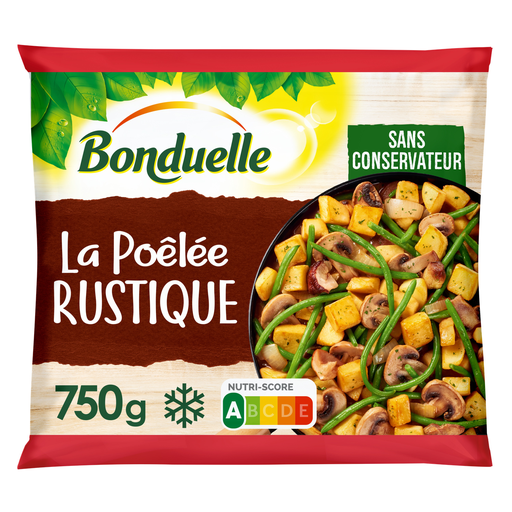 [3083681116977] BONDUELLE Poêlée Pommes de Terre, Bolets, Champignons de Paris 750 g