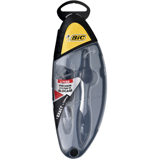 [3086123425644] BIC Exact Compass Interchangeable Lead or Pencil Metal Body, Complete Set