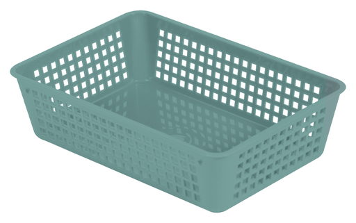[3086960263287] EDA Bac de rangement vert eucalyptus 20 x 13,5 x 5,2cm l'unité