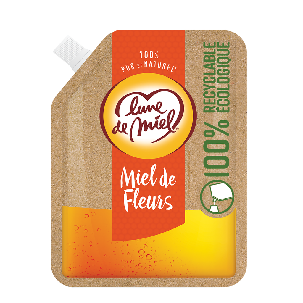 LUNE DE MIEL Miel de Flores Líquida Doypack 450 g
