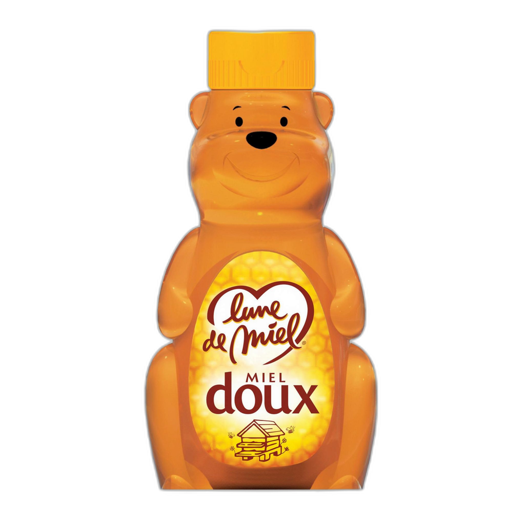 LUNE DE MIEL Miel de fleurs liquide doux doseur Ourson 250 g