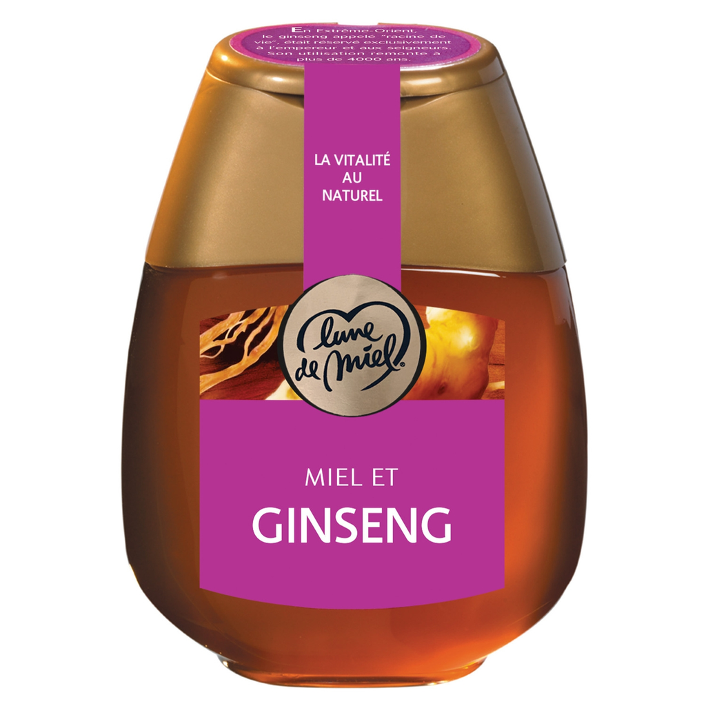 LUNE DE MIEL Miel et Ginseng 250 g