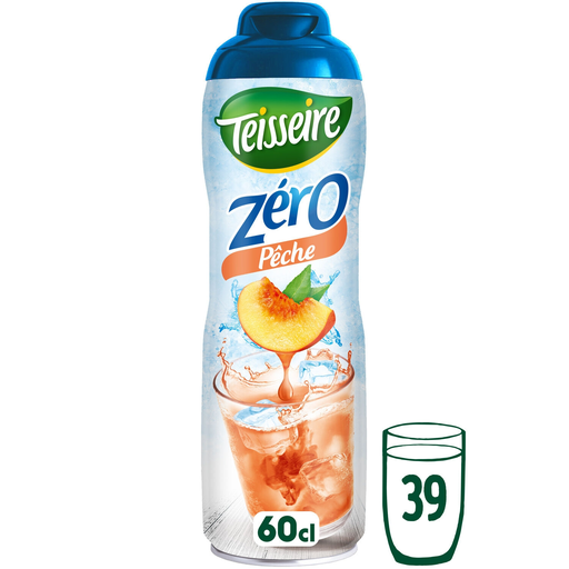 [3092718600136] TEISSEIRE Bebida concentrada Zéro Melocotón 60 cl
