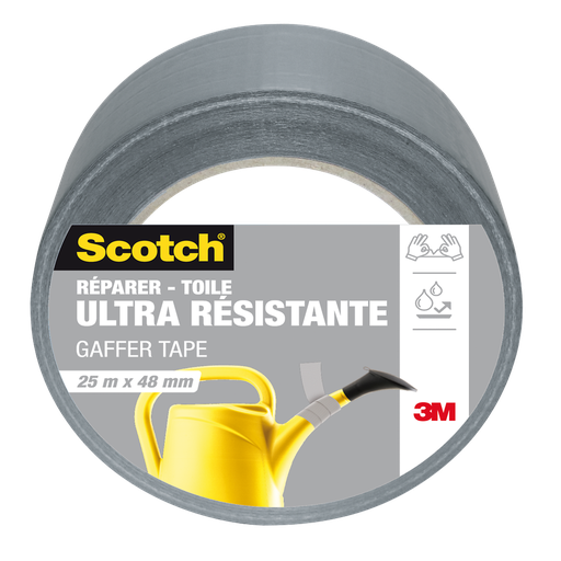 [3100343001379] SCOTCH Fita de tela para reparar ultra resistente 25mx48mm cinzento